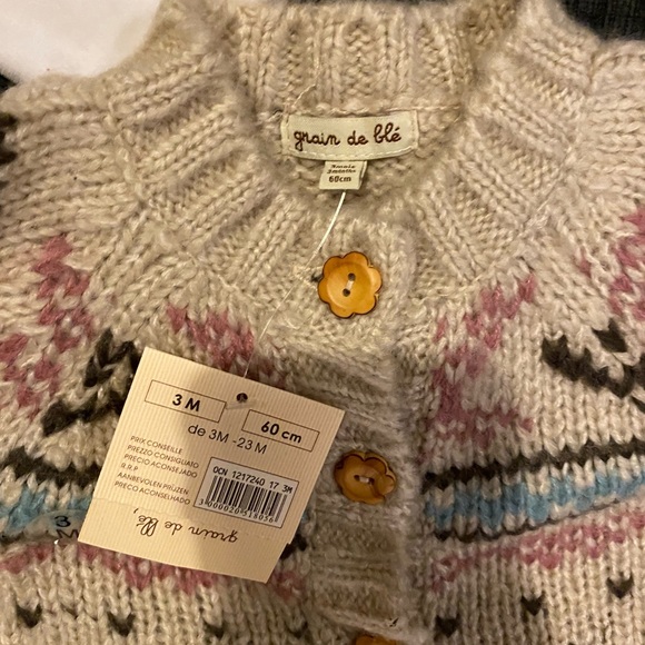 Grain de ble 3 months sweater - Picture 7 of 8